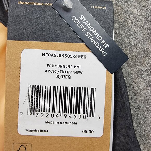 The North Face WindWall Nylon Track Pants Womens Small Peach White Black - Picture 13 of 16